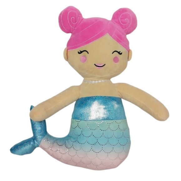 Your Zone Mermaid Ocean Shiny Shimmery Plush Stuffed Animal 2020 18" - Picture 1 of 4